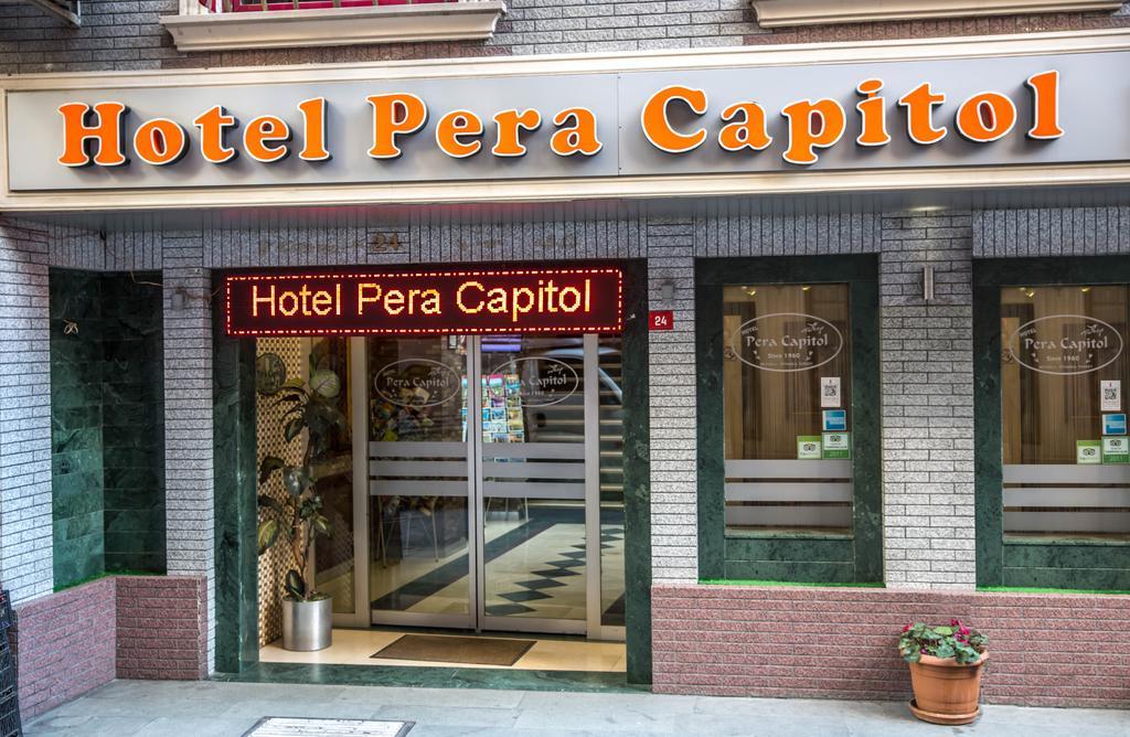 Hotel Pera Capitol Istanbul Exterior foto